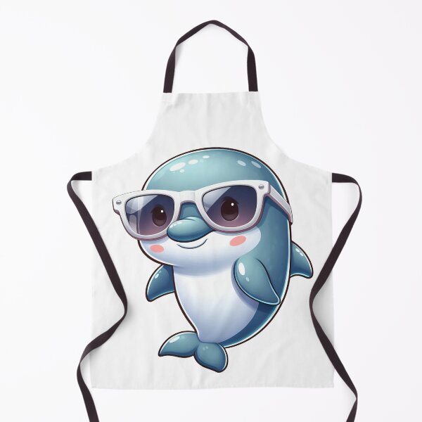Item preview, Cool and Cute: The Sunglasses-Wearing Dolphin designed and sold by daruneenok.