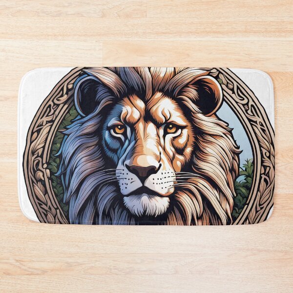 Item preview, Lion with BKreis ornament designed and sold by Salimgor Hangaround Music.
