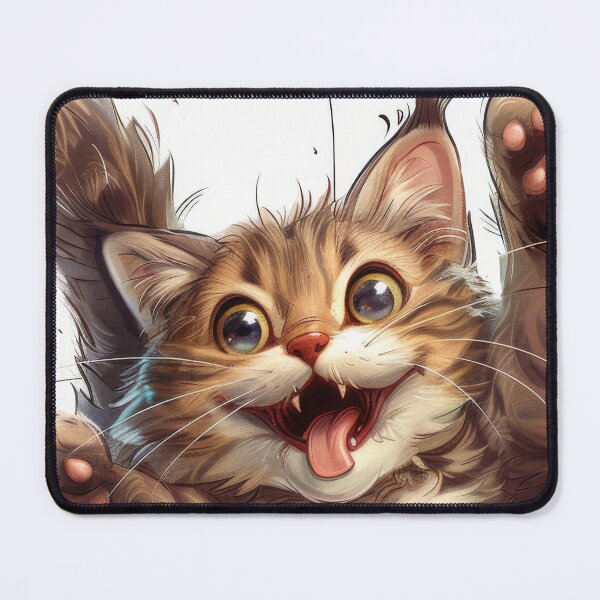 Item preview, Cat with playful paws designed and sold by wolfgangrainer.