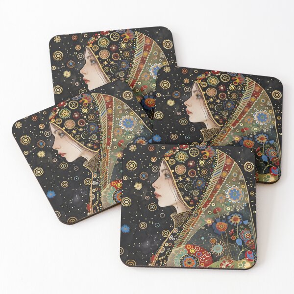 Item preview, Colorful traditional attire with intricate floral designs designed and sold by Artessie.