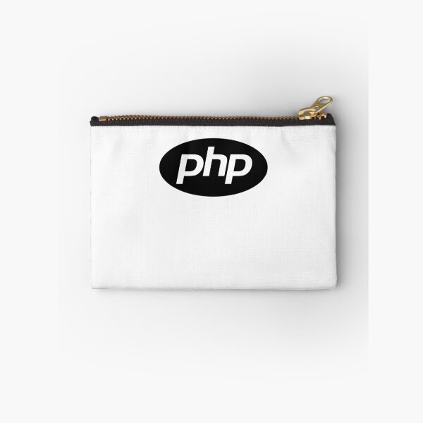 Item preview, PHP Black White Language Logo Long Sleeve T-Shirt designed and sold by Rainwater Merch.