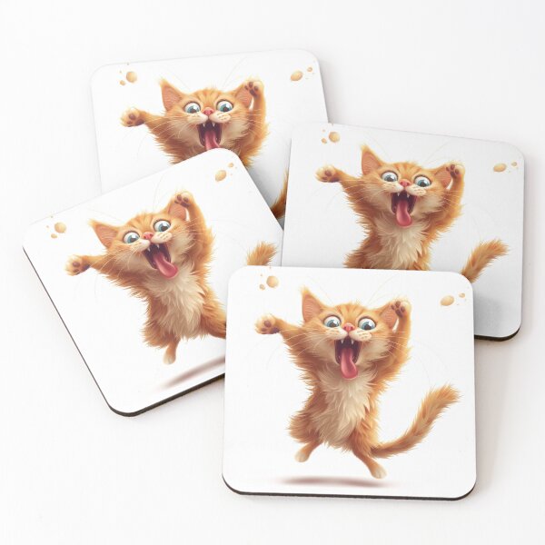 Item preview, Cat with playful paws designed and sold by wolfgangrainer.