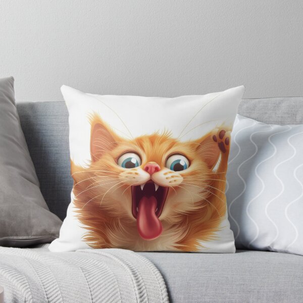 Item preview, Cat with playful paws designed and sold by wolfgangrainer.
