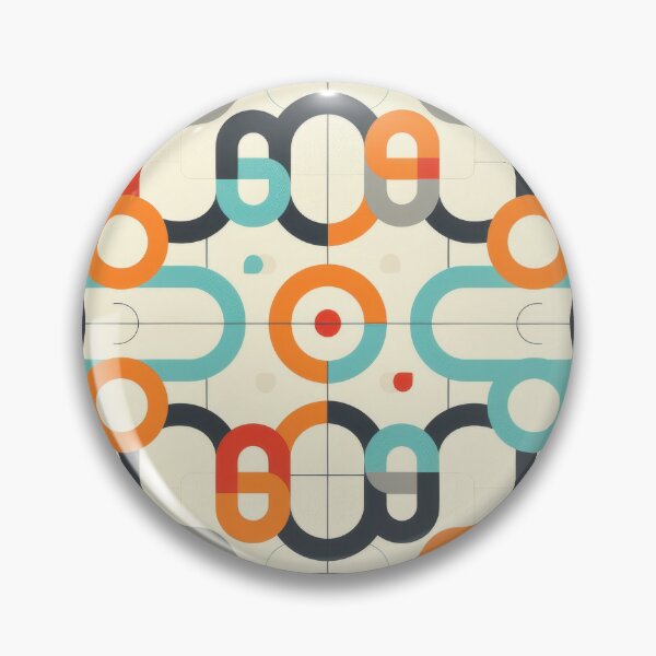 Item preview, Retro Abstract Geometric Pattern designed and sold by ML-Media.