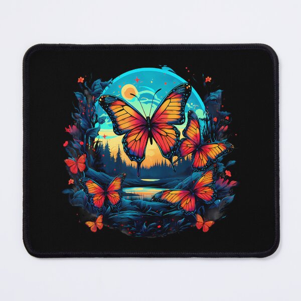 Item preview, Butterflies Colorful Landscape Animal Lovers designed and sold by rosaliamus.