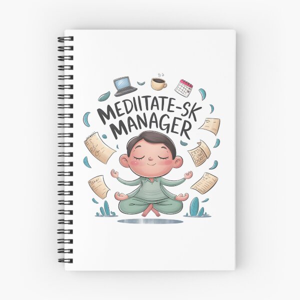 Item preview, Meditate-sk Manager Mindful Productivity designed and sold by Lion G.