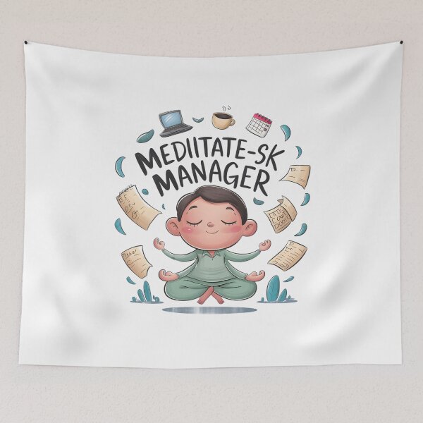 Item preview, Meditate-sk Manager Mindful Productivity designed and sold by Lion G.