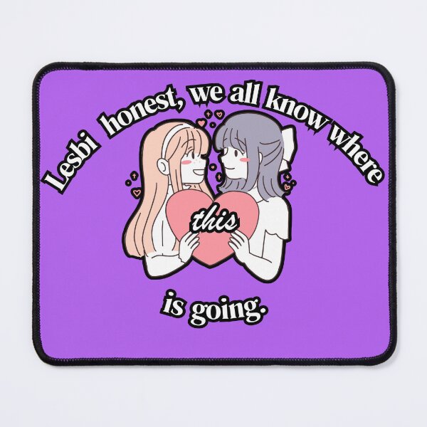 Item preview, Lesbian Support - Lesbi honest, LGBT Support designed and sold by SuchWowDesign.