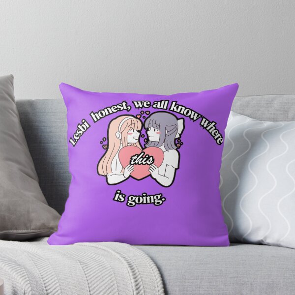 Item preview, Lesbian Support - Lesbi honest, LGBT Support designed and sold by SuchWowDesign.
