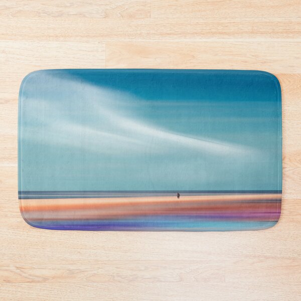 Item preview, Beach Walker - Abstract Minimalist Seascape designed and sold by Dyrk Wyst Redbubble Shop.