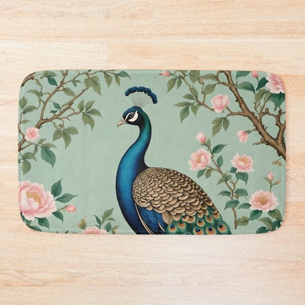 Item preview, Peacock Chinoiserie designed and sold by SoniaSarkali.