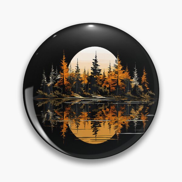 Item preview, Nature Reflection Forest Trees designed and sold by rosaliamus.