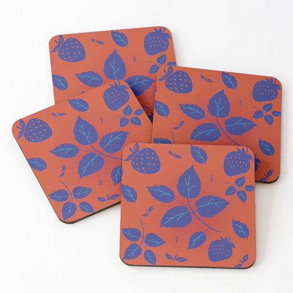 Item preview, Wildstrawberries Modern and Minimal Pattern designed and sold by Dalia Bieliūnaitė.