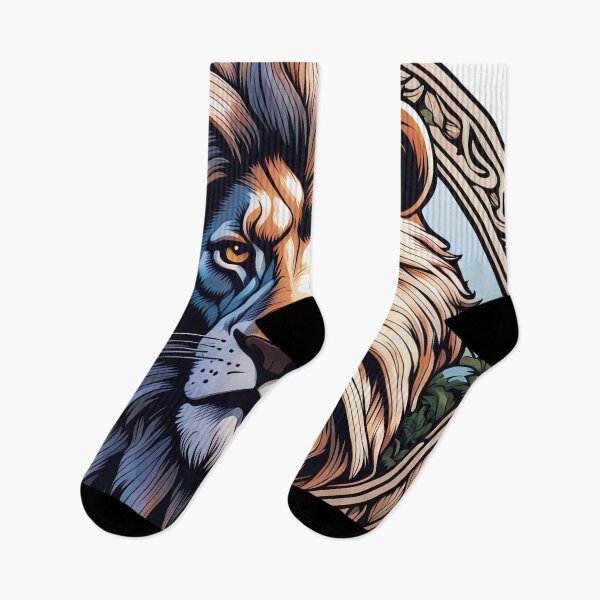 Item preview, Lion with circle ornament designed and sold by Salimgor Hangaround Music.