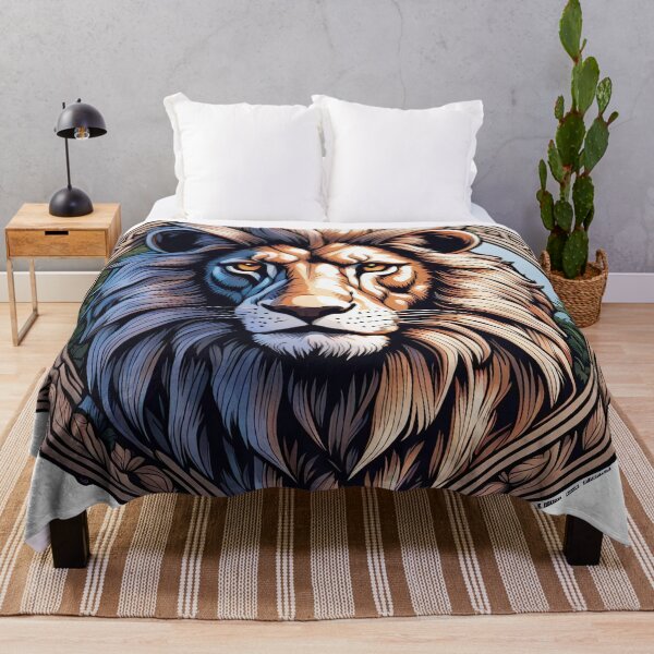 Item preview, Lion with circle ornament designed and sold by Salimgor Hangaround Music.