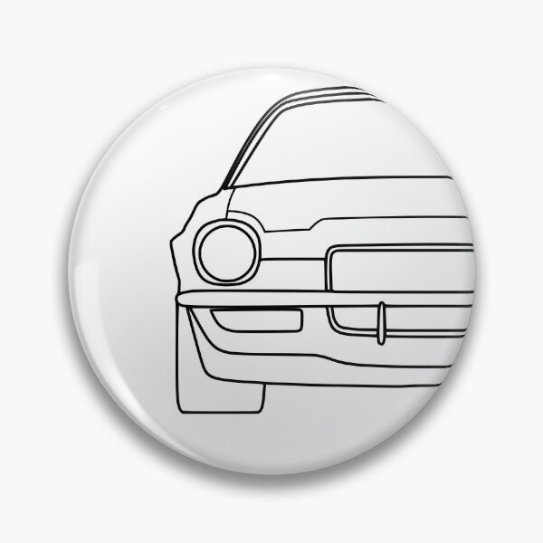 Item preview, Chevrolet Camaro second Generation 1970-1974 black lined designed and sold by EdimDesign.