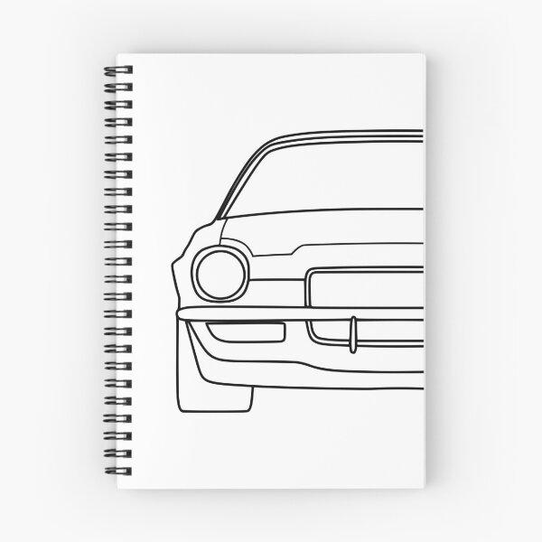 Item preview, Chevrolet Camaro second Generation 1970-1974 black lined designed and sold by EdimDesign.