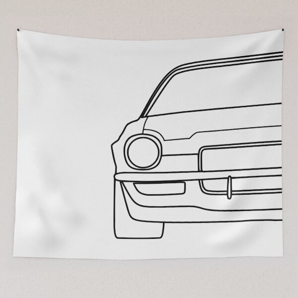 Item preview, Chevrolet Camaro second Generation 1970-1974 black lined designed and sold by EdimDesign.