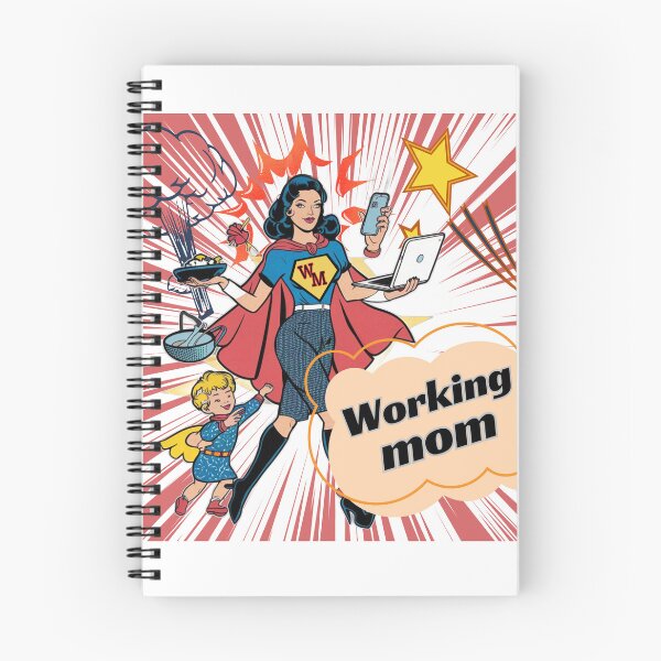 Item preview, Working  Mom - Day and Night Hero designed and sold by NaMieSz.