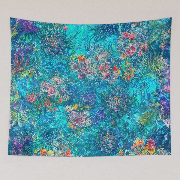 Item preview, Fantasy Underwater Floral designed and sold by SeamPix.