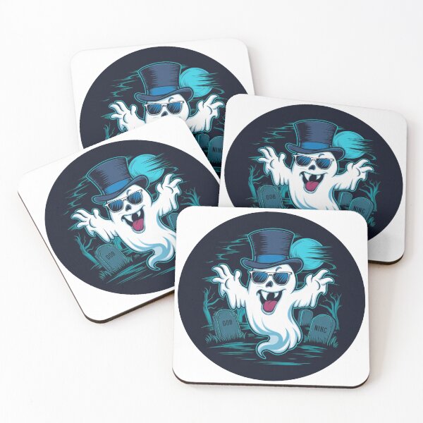 Item preview, Funny ghost in the cemetery designed and sold by MyNiceDesigns.
