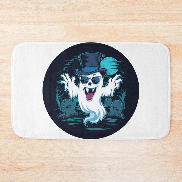 Item preview, Funny ghost in the cemetery designed and sold by MyNiceDesigns.