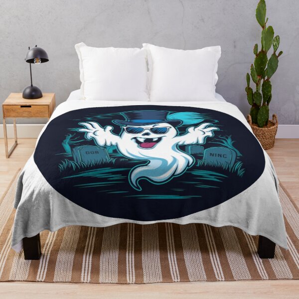 Item preview, Funny ghost in the cemetery designed and sold by MyNiceDesigns.