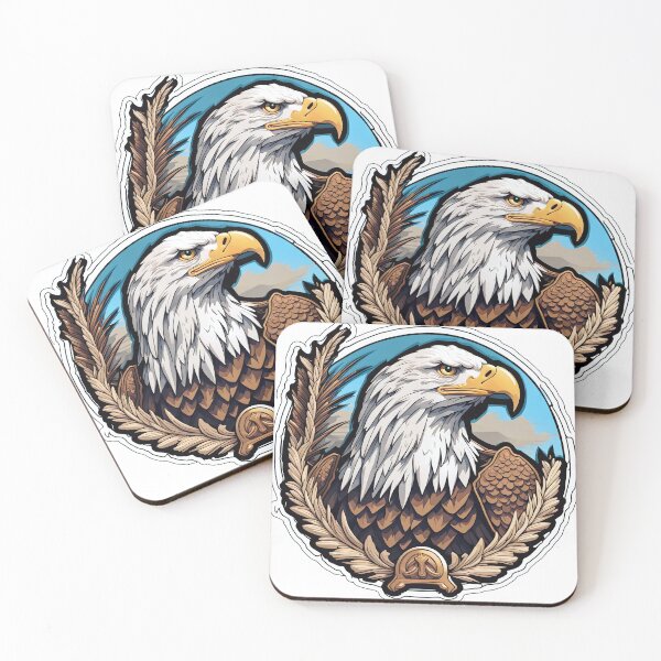 Item preview, Eagle Head Circle Ornaments designed and sold by Salimgor Hangaround Music.