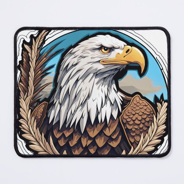 Item preview, Eagle Head Circle Ornaments designed and sold by Salimgor Hangaround Music.