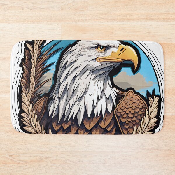Item preview, Eagle Head Circle Ornaments designed and sold by Salimgor Hangaround Music.