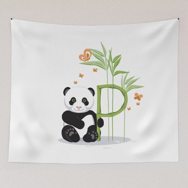 Item preview, Alphabet and Panda. The letter P  designed and sold by Alex  Blud.
