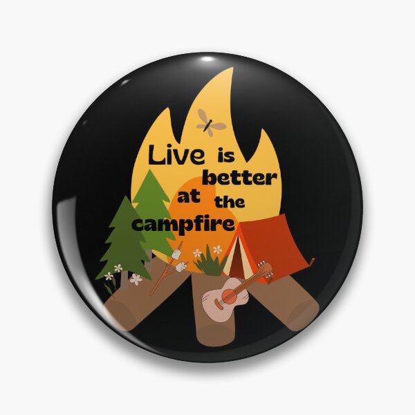 Item preview, Live is better at the campfire designed and sold by AnulaArt.