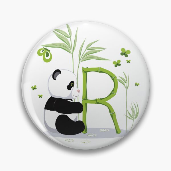 Item preview, Alphabet and Panda. The letter R  designed and sold by Alex  Blud.
