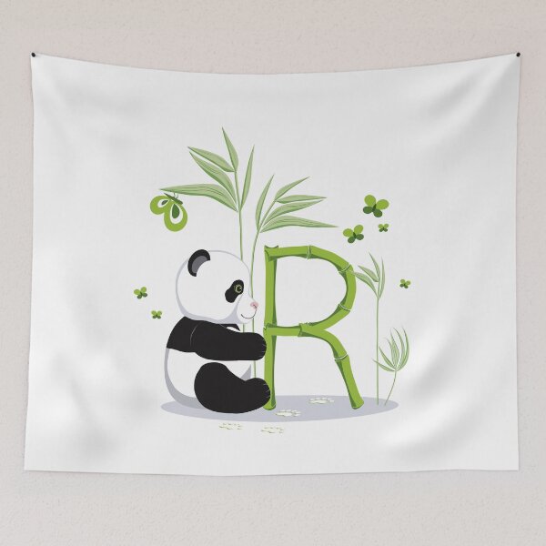 Item preview, Alphabet and Panda. The letter R  designed and sold by Alex  Blud.