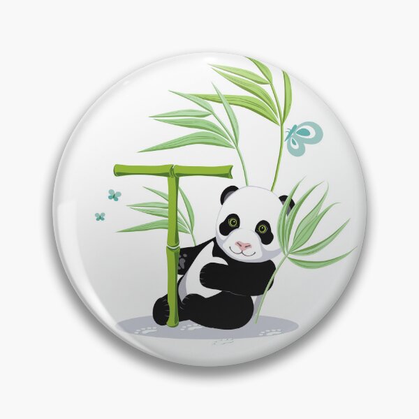 Item preview, Alphabet and Panda. The letter T  designed and sold by Alex  Blud.