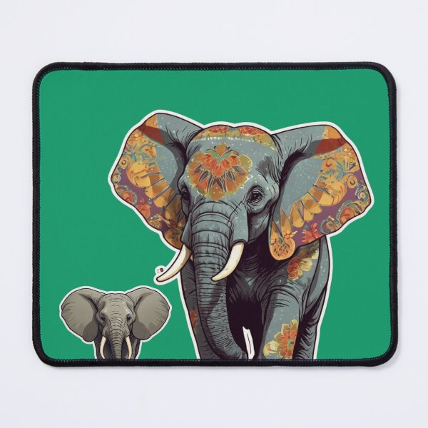 Item preview, family elephants:elephant dad, elephant mom, designed and sold by Wildora Studio.