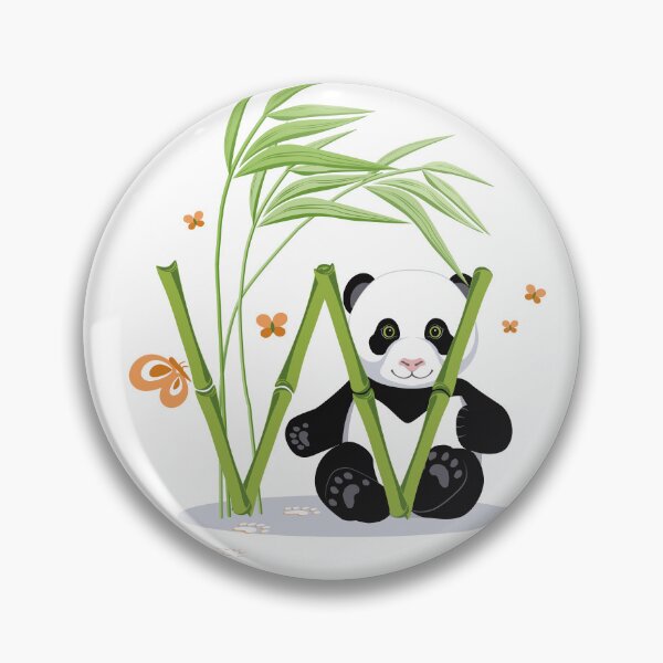 Item preview, Alphabet and Panda. The letter W  designed and sold by Alex  Blud.