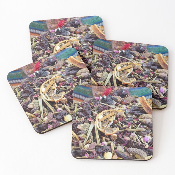 Item preview, A close-up view of various dried herbs, flowers, and spices designed and sold by Anastasia Kaneva.