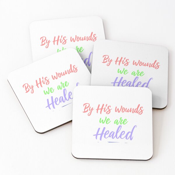 Item preview, By His Wounds We Are Healed - Jesaja 53:5  designed and sold by thespecialtyhub.