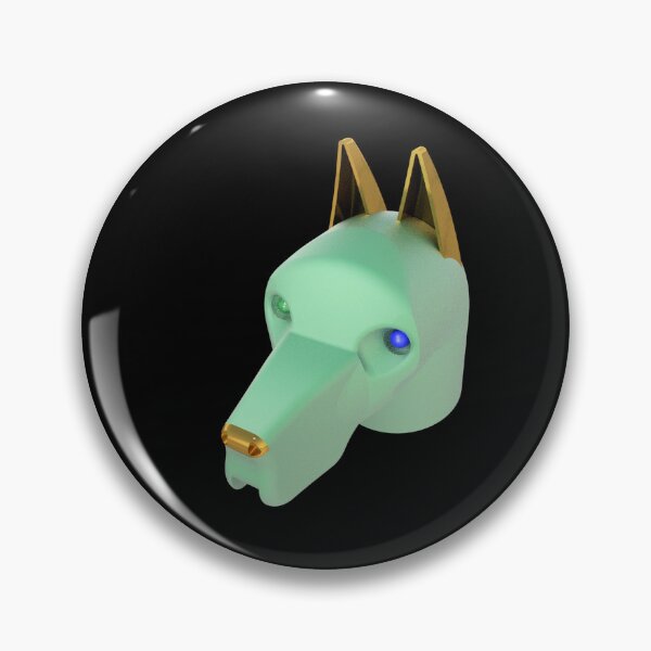 Item preview, Mint Green Dog Green and Blue Eyes designed and sold by Dog-Planet.