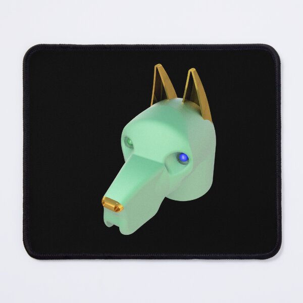 Item preview, Mint Green Dog Green and Blue Eyes designed and sold by Dog-Planet.