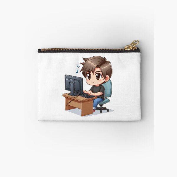 Item preview, Virtual Adventures: Cartoon Character on the Computer designed and sold by daruneenok.