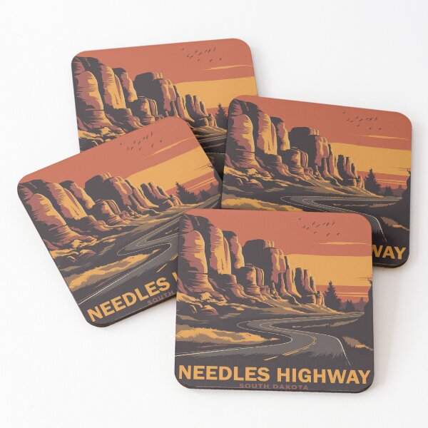 Item preview, Needles Highway South Dakota Red Sky designed and sold by Esskay Designs.