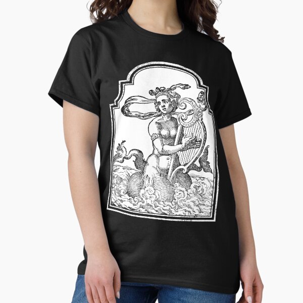 Vista previa del artículo con la obra «Ilustración vintage, sirena, criaturas míticas, imagen del siglo XVI», diseñado y vendido por Proverbial Wisdom Design.