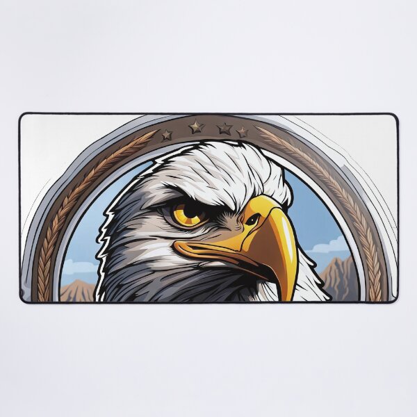 Item preview, Eagle head circle and feathers designed and sold by Salimgor Hangaround Music.