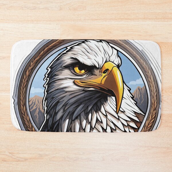 Item preview, Eagle head circle and feathers designed and sold by Salimgor Hangaround Music.