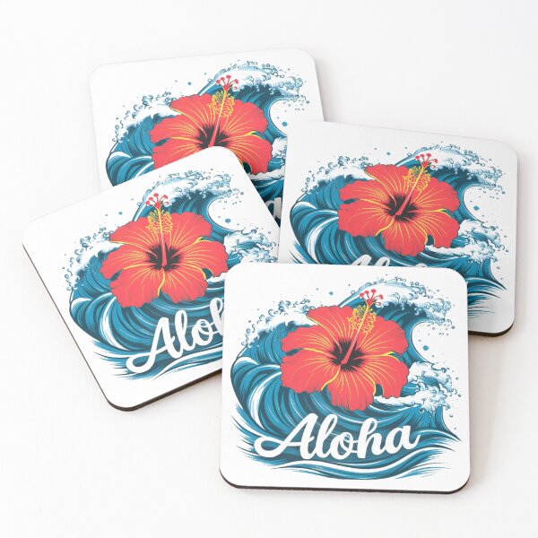 Item preview, Hibiscus Native Flower Aloha designed and sold by PlanetMarker.