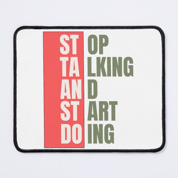 Item preview, Unisex DS Apparel - 'Stop talking and start doing' Custom modern Design designed and sold by Designer-Haven.