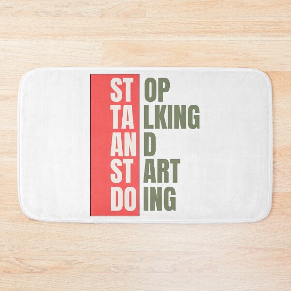 Item preview, Unisex DS Apparel - 'Stop talking and start doing' Custom modern Design designed and sold by Designer-Haven.