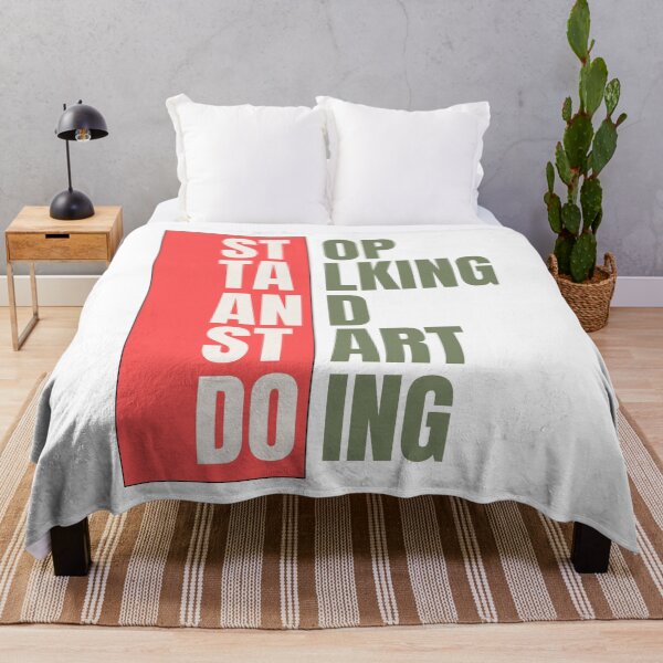 Item preview, Unisex DS Apparel - 'Stop talking and start doing' Custom modern Design designed and sold by Designer-Haven.